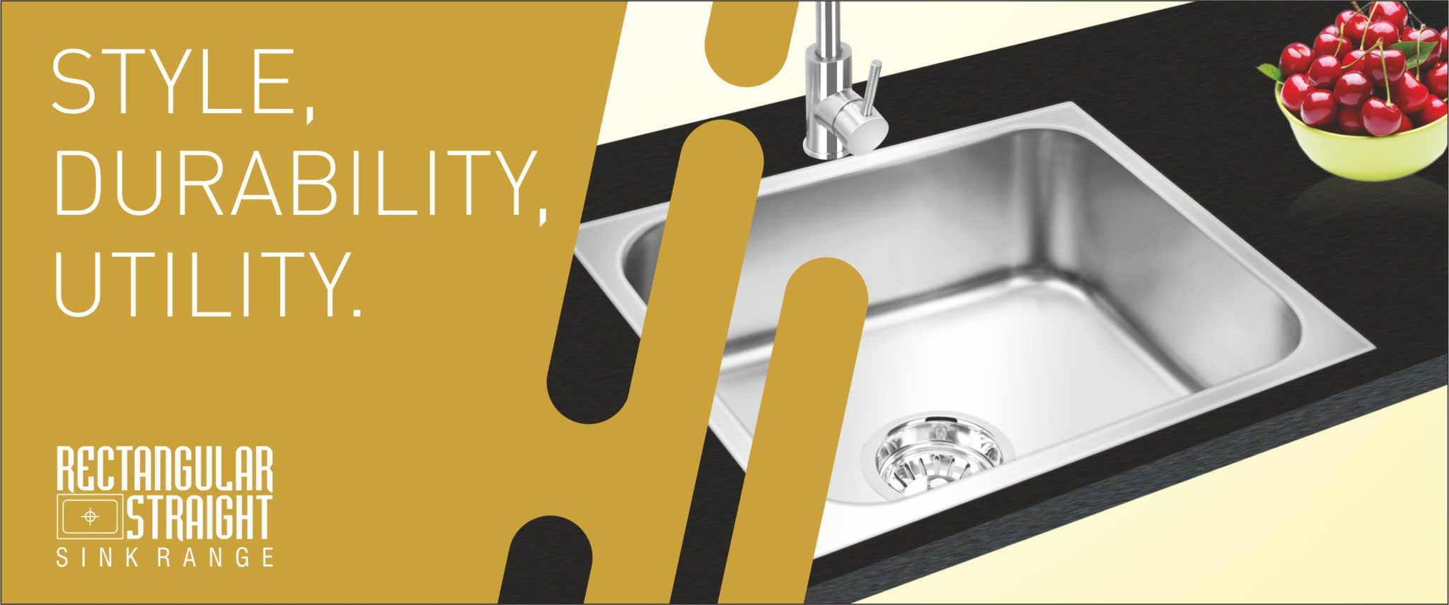 Rectangular Stainless Steel Kitchen Sinks | Nirali BG